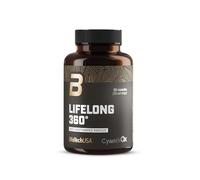 BioTechUSA Lifelong 360° | Gélules de soutien à la longévité | Avec niacine sélénium Q10 resvératrol et glutathion | 60 capsules