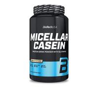 BioTechUSA Micellar Casein Protein Powder | Temps d'absorption prolongé | Sans gluten et sans graisse | L-Glutamine ajoutée, 908 g, Vanille