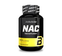 BioTechUSA NAC | 500 mg de N-acétyl-L-cystéine par comprimé | Précurseur du glutathion | Végan | 60 comprimés