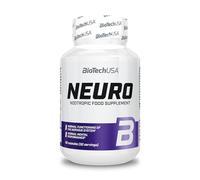 BioTechUSA Neuro Complément alimentaire sous forme de gélule avec des extraits végétaux, des vitamines et des mineraux, 60 capsules