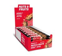 BioTechUSA Nuts and Fruits | Source de fibres | Source de protéines | Fruits ajoutés | Vitamines, 28 * 40 g