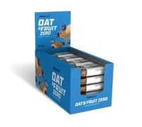 BioTechUSA Oat&Fruit Zero, Végétarienne, sans sucre ajouté, aux flocons d’avoine et aux myrtilles, 20 * 70 g, Myrtilles