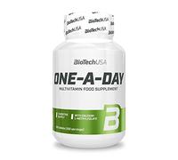 BioTech USA Multivitamines One-A-Day – 12 vitamines, 10 minéraux – 100 comprimés
