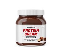 BioTechUSA Protein Cream | Riche en protéines | Tartinade de cacao et de noisettes | Sans gluten | Sans huile de palme, 400 g, Cacao-noisettes (Lot de 6)
