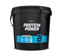 BioTechUSA Protein Power | hyperprotéiné, sans sucre, sans lactose, sans gluten | avec créatine ajoutée, 4 kg, Vanille