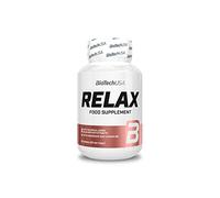 BioTechUSA Relax, Complément alimentaire en comprimés aux vitamines, au magnésium organique et aux extraits de plantes, 60 comprimés