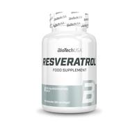 BioTechUSA Resveratrol | 150 mg par portion, trans-resvératrol | Antioxydant| Longevity | Sans gluten ni lactose, 60 gélules
