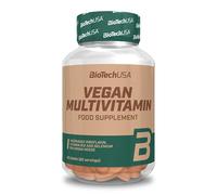BioTechUSA Vegan Multivitamin, Food Supplement Tablets with Vitamins and Minerals, 60 Tablets