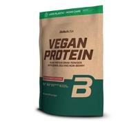 BioTechUSA Vegan Protein | Shake à base de riz et de pois avec super-aliments et acides aminés | Sans sucre, sans lactose et sans gluten, 500 g, Fruit de la forêt