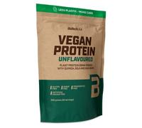 BioTechUSA Vegan Protein | Shake à base de riz et de pois avec super-aliments et acides aminés | Sans sucre, sans lactose et sans gluten, 500 g, Non aromatisé