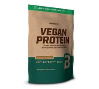 BioTechUSA Vegan Protein | Shake à base de riz et de pois avec super-aliments et acides aminés | Sans sucre, sans lactose et sans gluten, 500 g, Arachide