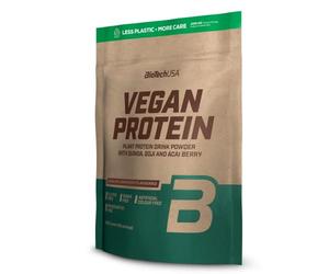 BioTechUSA Vegan Protein | Shake à base de riz et de pois avec super-aliments et acides aminés | Sans sucre, sans lactose et sans gluten, 2 kg, Cannelle au chocolat