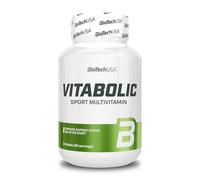 BioTechUSA Vitabolic | 11 vitamines, 7 minéraux, antioxydants | Énergie, immunité et soutien musculaire | Vegan | 30 comprimés