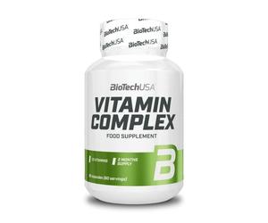 BioTechUSA Vitamin Complex | Multivitamines et minéraux en gélules | Vitalité | Peau | Cheveux | Immunité | 13 vitamines | 10 minéraux | Sans gluten | 60 gélules