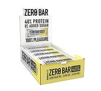 BioTechUSA Zero Bar Protein Snack | Faible teneur en sucre et sans lactose | Texture croustillante | Saveurs délicieuses, 20 * 50 g, Chocolat-Banane