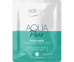 Biotherm Aqua Pure Flash Mask Masque Visage Hydratant Pureté Tout Type De Peau Sachet 1x31g
