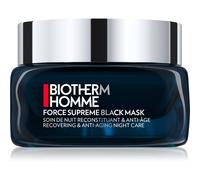 Biotherm Homme Force Supreme Masque De Nuit Rénovateur Noire Pour Homme 50 Ml