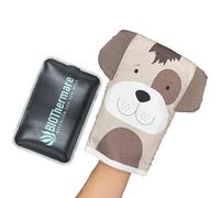 BIOThermare TRÖSTIES HENRI Maxi/Compresse chaude et froide avec algue de mer respectueuse de l'environnement et housse pour chien de sauvetage en matériaux durables/coussin rafraîchissant pour enfants