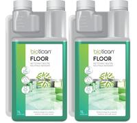 Biotican Floor, nettoyant sol, formule probiotique concentrée, nettoyant écologique pour tous types de sols, parfum fleuri, 1L (Lot de 2)