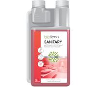 Biotican Sanitary, nettoyant et détartrant sanitaires et SDB, formule probiotique concentrée, parfum pin, 1L