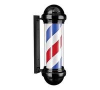 Biotiff - Enseigne Barbier LED Rotative 72 cm | Cylindre Motorisé 50-60 t/min | Pour Salon Professionnel, Intérieur & Extérieur | (Noir)