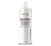 Biotin Shampooing pour la croissance des cheveux à la caféine, traitement contre la chute des cheveux, soin des cheveux, noix de coco + huile d'argan, cheveux traités en toute sécurité, DHT