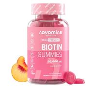 Biotine, 10000 µg, 60 Gummies, Novomins