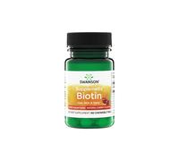 Biotine 5 000 mcg, 60 comprimés à croquer, saveur cerise Swanson Health Products