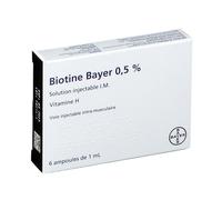 Biotine Bayer 0,5 % Injection(S) 6 ml
