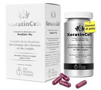 Biotine cheveux 2000 µg avec MSM, fer et AnaGain Nu - 60 gélules | Avec acides aminés soufrés et extrait de feuille d’ortie, 2 gélules par jour, 30 portions