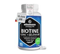 Vitamaze Biotine 10mg + Zinc + Sélénium 365 comprimés