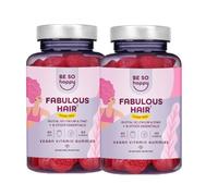 Biotine pour Cheveux | 6000 mcg | Avec Zinc, Sélénium et Vitamines A, B6, B12, C, D, E | Bonbons Goût de Fraise | Approvisionnement de 120 jours | Végétalien, sans Gluten et sans Lactose | BeSoHappy®