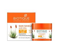 Biotique Aloe Vera Face and Body Sun Cream SPF 30 UVA/UVB Sunscreen