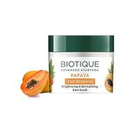 Biotique Bio Gommage revitalisant à la papaye Retire le bronzage Pour tous les types de peaux 75 g