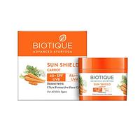 Biotique Carrot Face and Body Sun Cream SPF 40 UVA/UVB Sunscreen