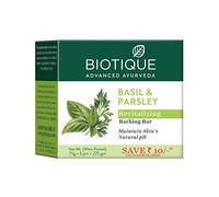 Biotique - Savon Corps Bio Basilic et Persil - Lot de 3 x 75 g