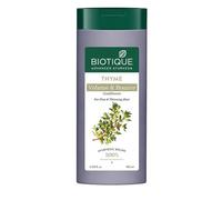 Biotique Thym Après-shampoing volume pour cheveux fins et clairsemés Donne du volume et du rebond aux cheveux Aide à épaissir les follicules Convient à tous les types de peau 180 ml Rose transparent