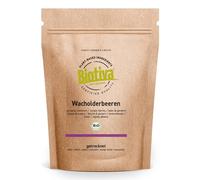 Biotiva Baies de genièvre entières bio 100g - bot. Juniperus - Pour l'assaisonnement des plats et la préparation de thé - contrôlé et mis en bouteille en Allemagne
