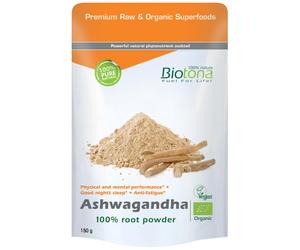 Biotona Ashwagandha Raw Powder Bio 150g