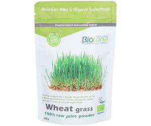 Biotona Jus d'herbe de blé cru bio en poudre Poudre 150 g