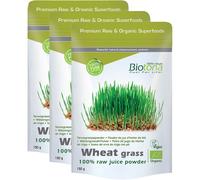 Biotona Wheat Grass Poudre De Jus D'Herbe De Blé Bio 150g Promo 2+1 Gratuit