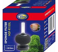 Biotope Aquatics Ltd Aqua Nova NSF-R100L Filtre éponge Rond pour Aquarium, Frire et quarantaine