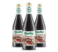 Biotta Jus Breuss Original - Mélange 5 Légumes Bio - 500ml | Betterave, carotte, céleri, pomme de terre et radis blanc, source de potassium, recette historique, lot de 3