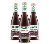 BIOTTA - Jus de Pruneaux - Facilite le transit, lutte contre la paresse intestinale et la constipation - Purée de pruneaux et d'abricots 100% Bio - 500 ml - Lot de 3