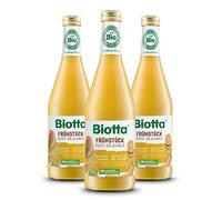 BIOTTA - Jus Petit Déjeuner - Jus d'orange, de raisin et purée de banane frais et 100% Bio - Riche en nutriments - 100% Vegan - 500ml - Lot de 3