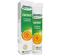 Biover Énergie Goût Orange 20 Comprimés Effervescents