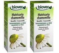 Biover Matricaria Chamomilla Gouttes de Plantes Camomille Bio Goutte(S) 2x50 ml
