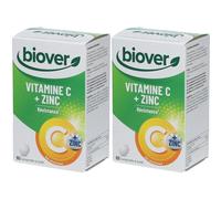 BIOVER Vitamine C + Zinc Comprimé(S) 2x60 pc(s)