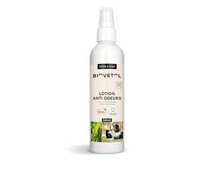 Biovetol - Agit sur Les Mauvaises odeurs du Pelage - Neutralise Les Mauvaises Odeurs du Chien et du Chat- Lotion sans Rinçage - Bio Certifiée Ecocert - 240 ML