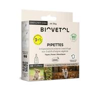 Biovetol - Antiparasitaire - Pipettes Chiot/Petit Chien Bio - 1 5ml (x3+1)